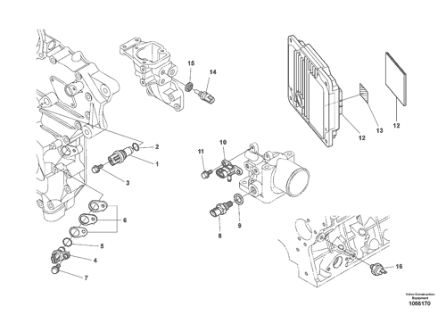 Kubota 1J433-59051 Controller 112500-0550 Computer Board VOE17429851 For EC140D EC120D 0